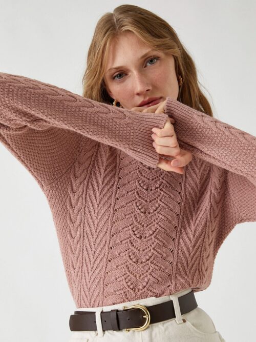 Knitted Detailed Sweater